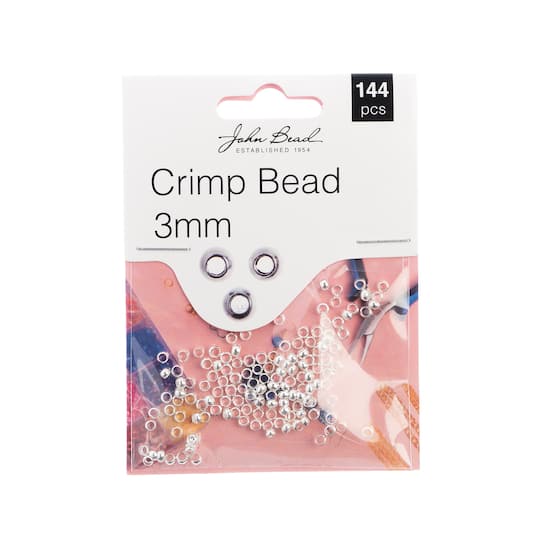 John Bead Must Have Findings 3mm Crimp Beads